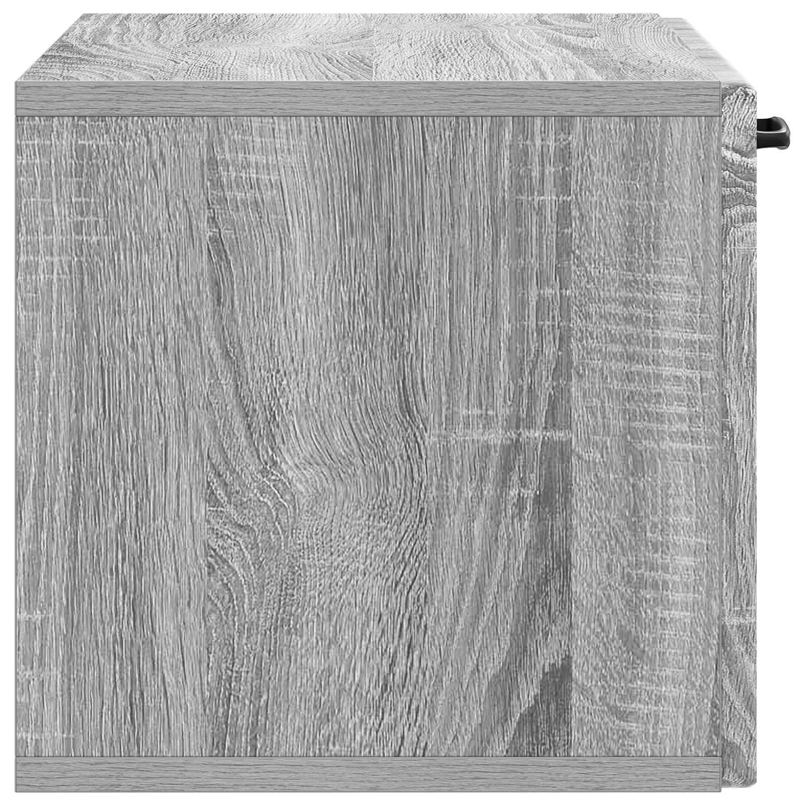 Wandmontierter TV-Schrank Graues Sonoma 59,5 x 31 x 30 cm