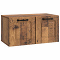 Wandmontierter TV-Schrank Altholz 59,5 x 31 x 30 cm