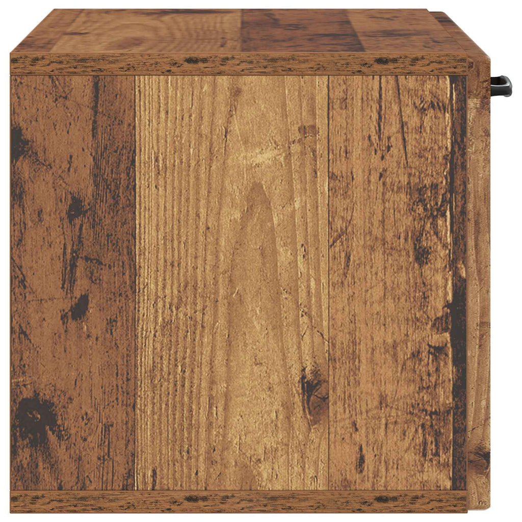 Wandmontierter TV-Schrank Altholz 59,5 x 31 x 30 cm
