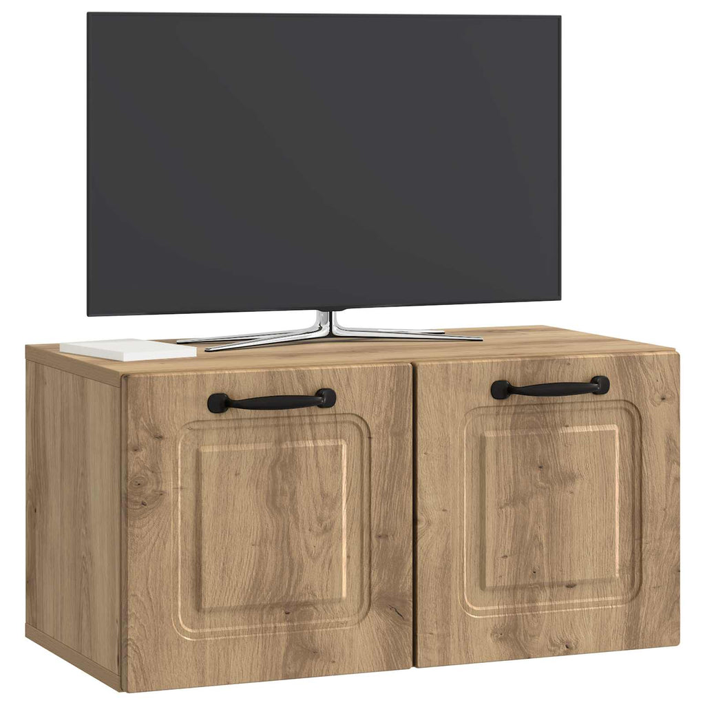 Wandmontierter TV-Schrank Artisan-Eiche 59,5 x 31 x 30 cm
