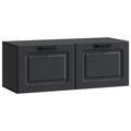 Wandmontierter TV-Schrank Schwarz 78,5 x 31 x 30 cm