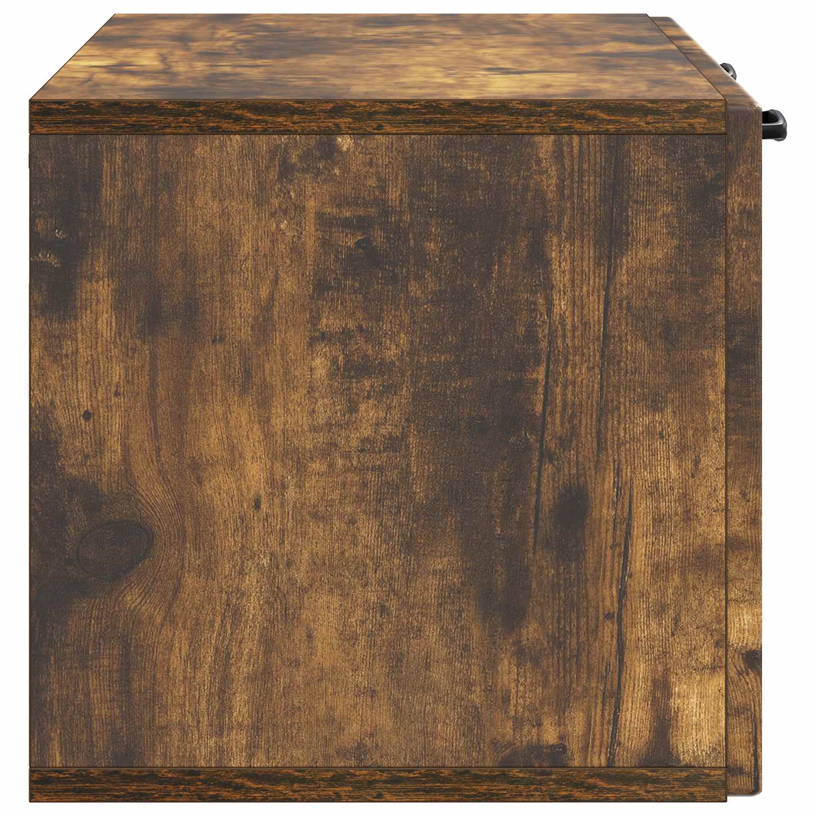 Wandmontierter TV-Schrank Geräucherte Eiche 78,5 x 31 x 30 cm