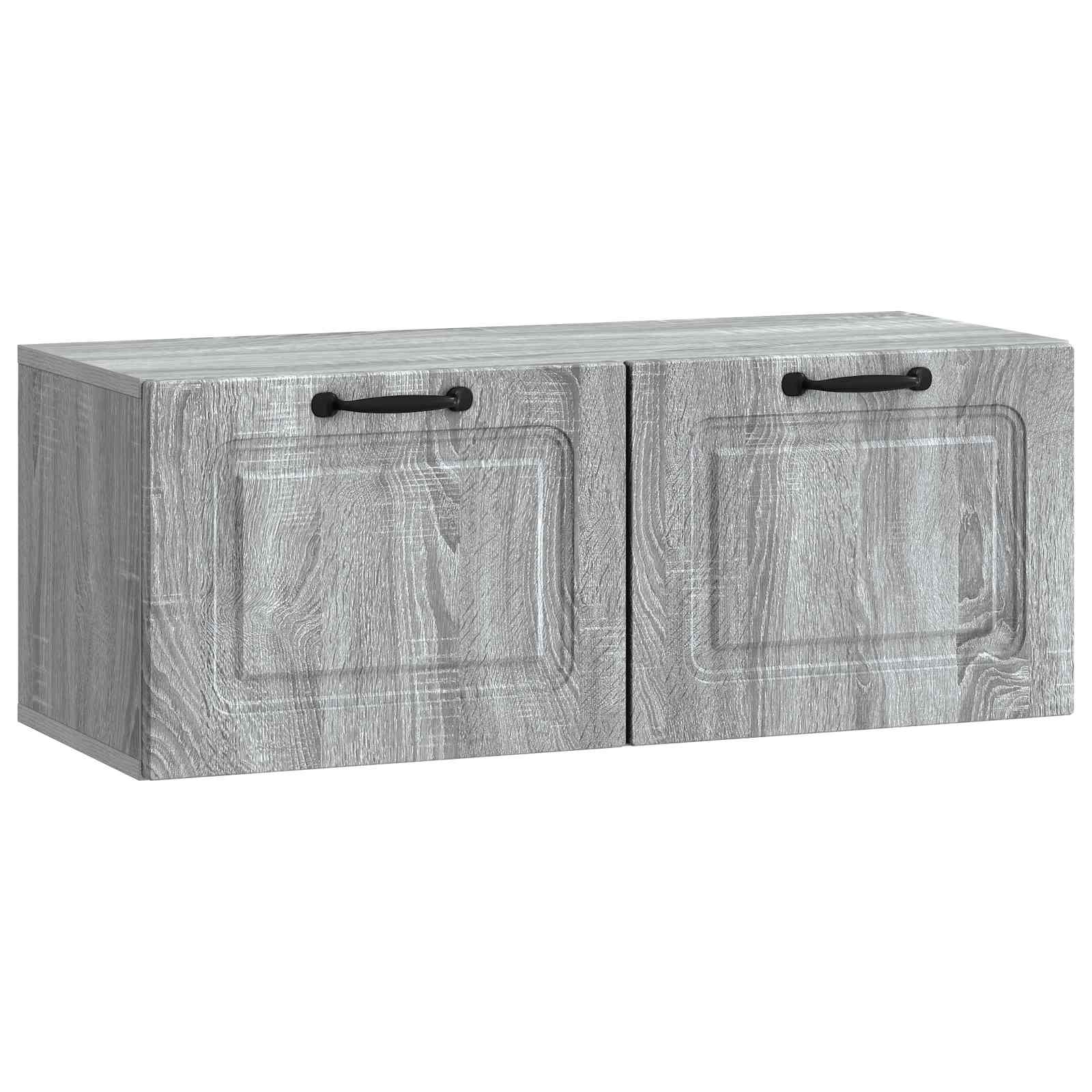 Wandmontierter TV-Schrank Graues Sonoma 78,5 x 31 x 30 cm