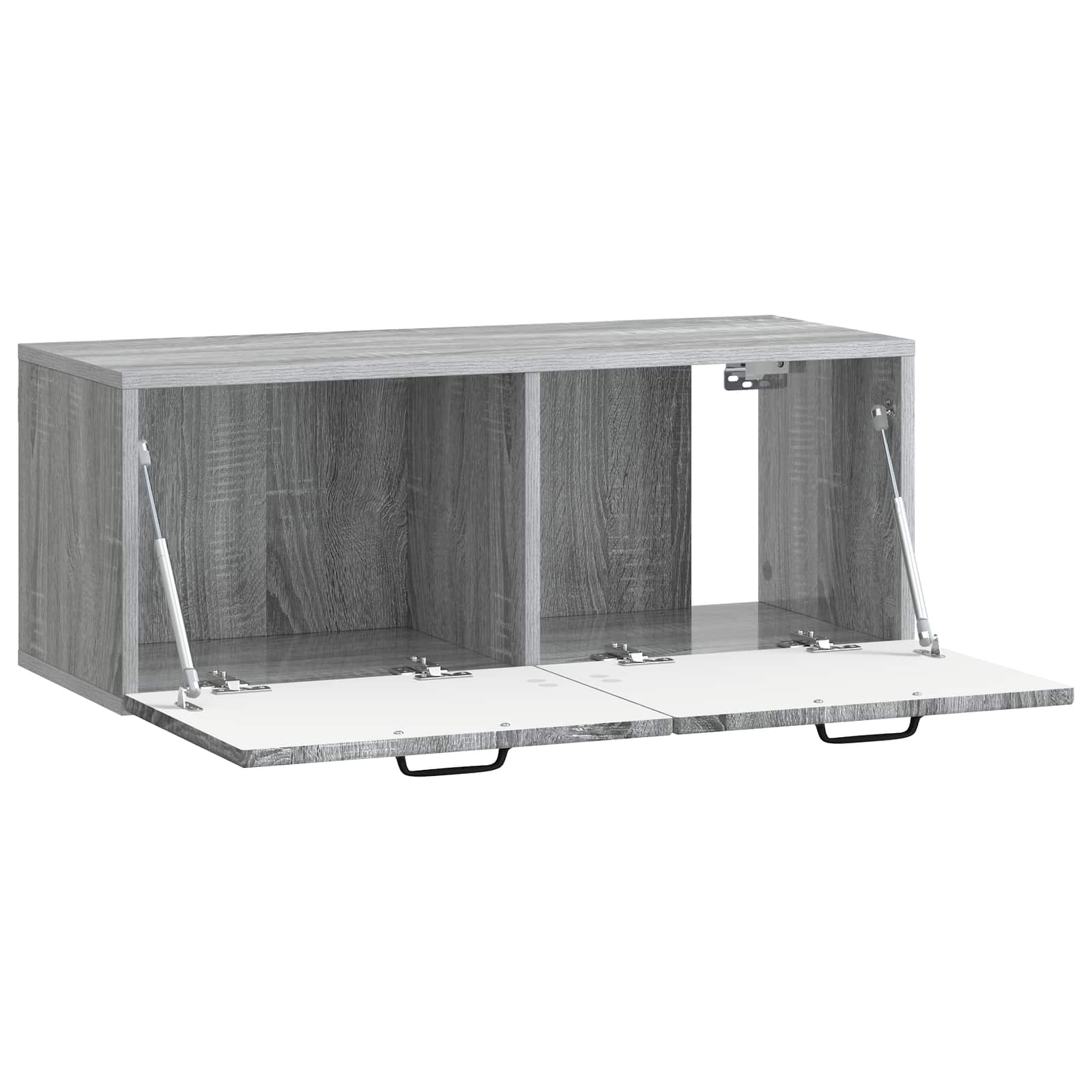 Wandmontierter TV-Schrank Graues Sonoma 78,5 x 31 x 30 cm