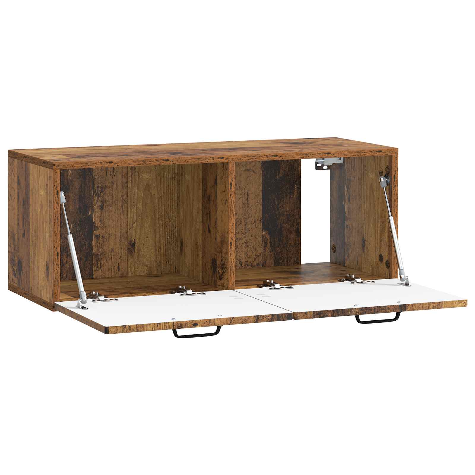Wandmontierter TV-Schrank Altholz 78,5 x 31 x 30 cm