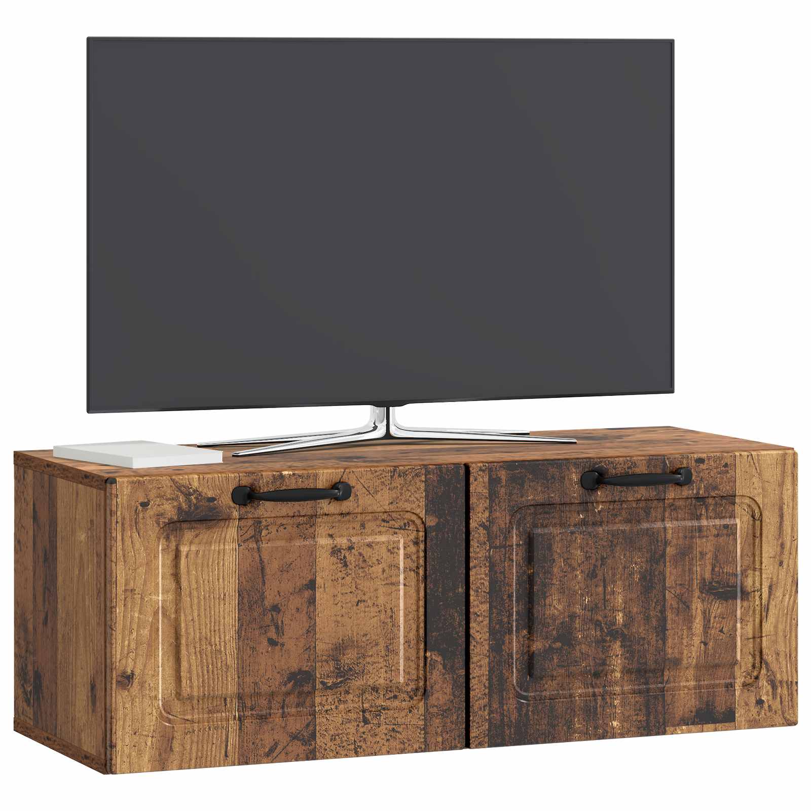 Wandmontierter TV-Schrank Altholz 78,5 x 31 x 30 cm