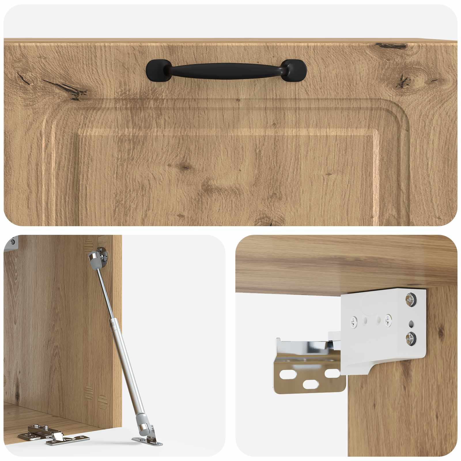 Wandmontierter TV-Schrank Artisan-Eiche 78,5 x 31 x 30 cm