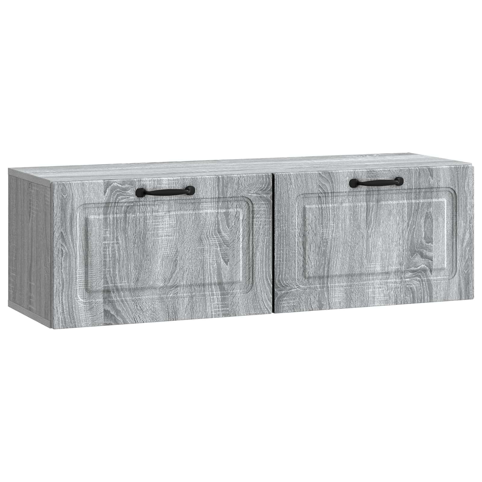 Wandmontierter TV-Schrank Graues Sonoma 98 x 31 x 30 cm