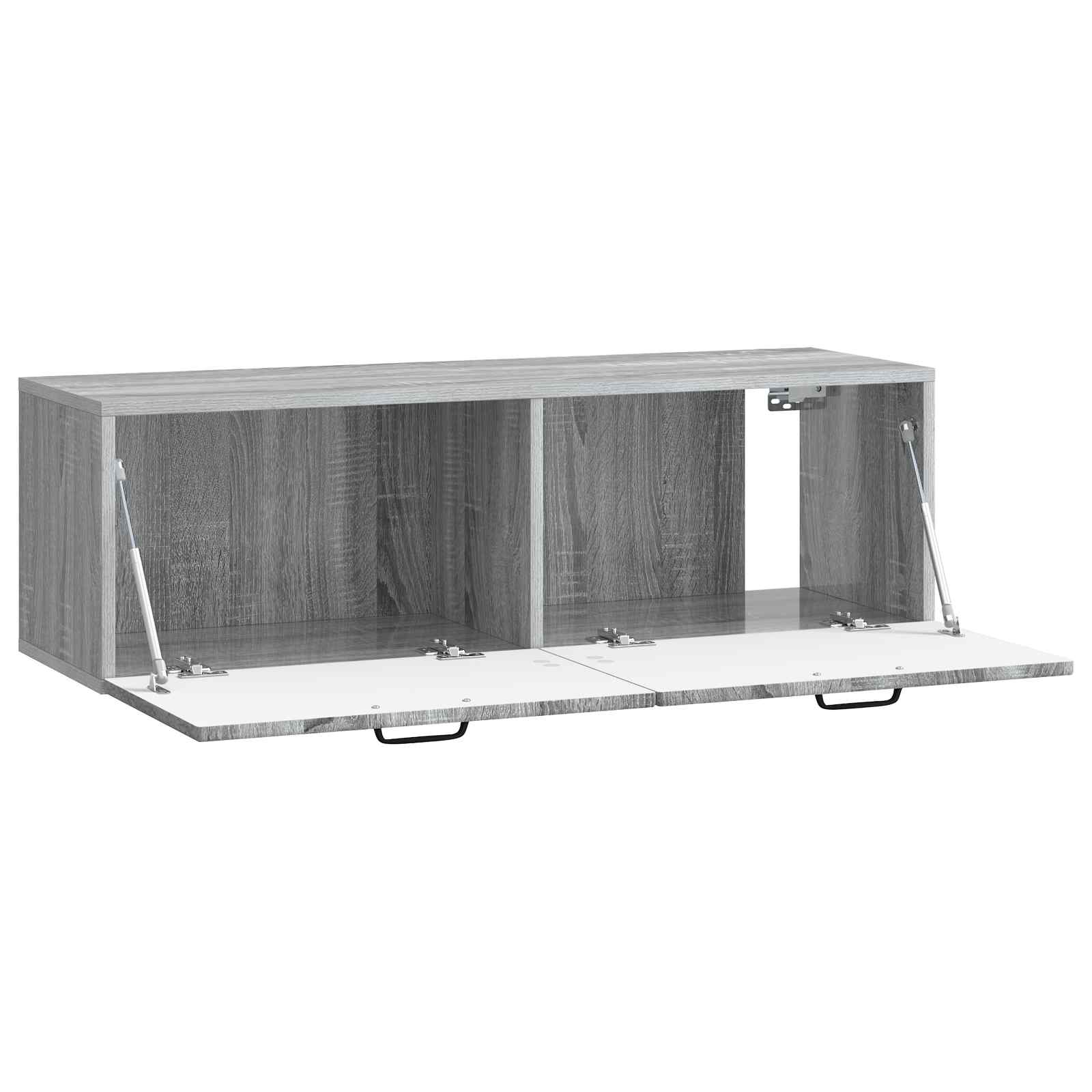 Wandmontierter TV-Schrank Graues Sonoma 98 x 31 x 30 cm