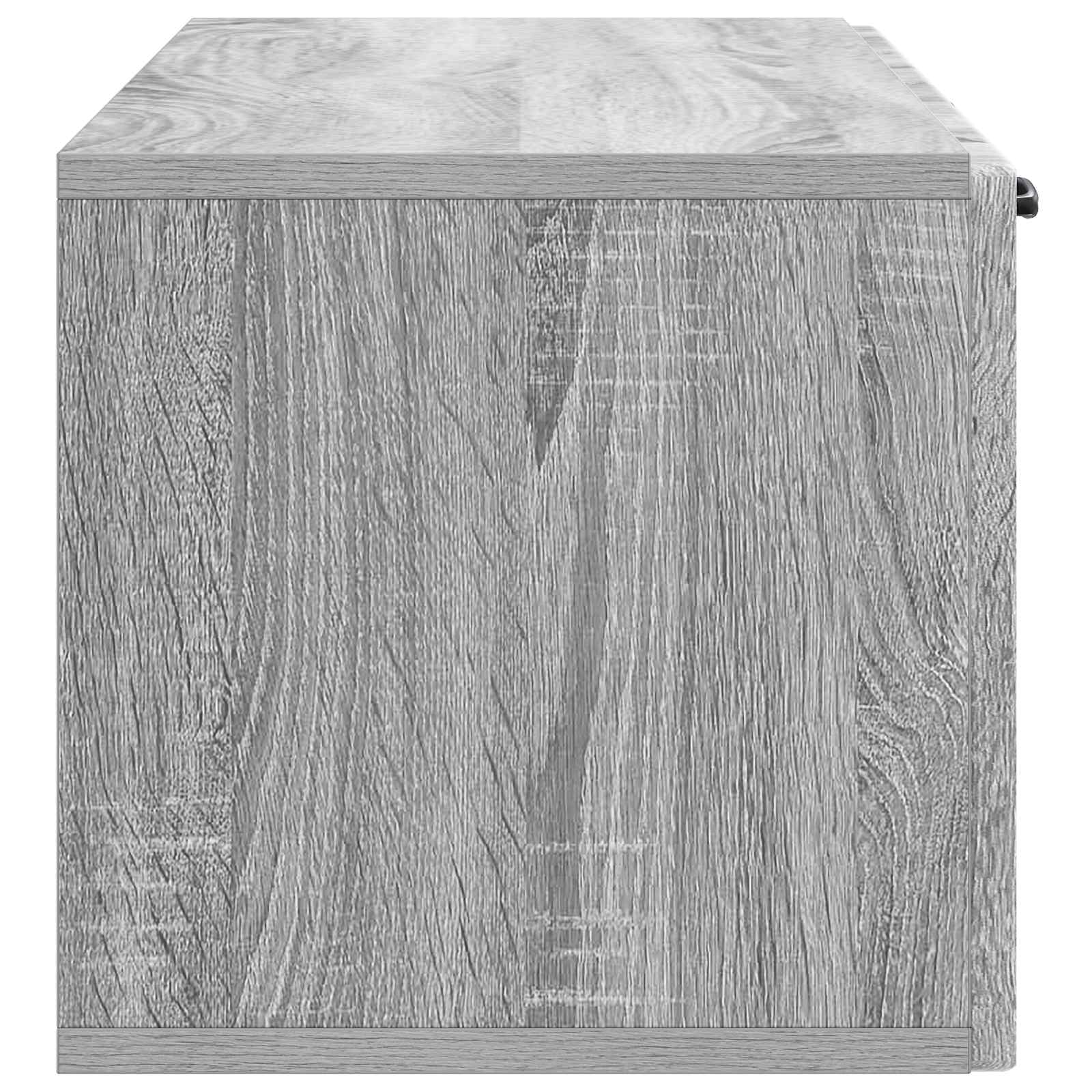Wandmontierter TV-Schrank Graues Sonoma 98 x 31 x 30 cm