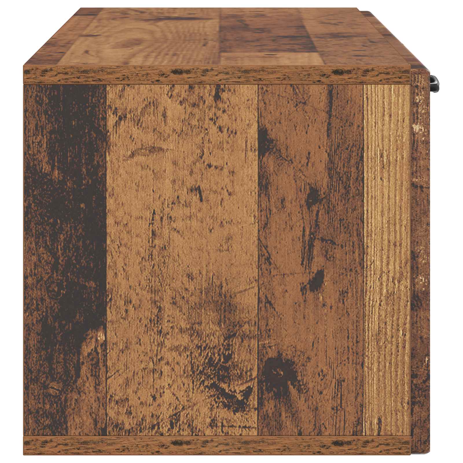 Wandmontierter TV-Schrank Altholz 98 x 31 x 30 cm Holzwerkstoff