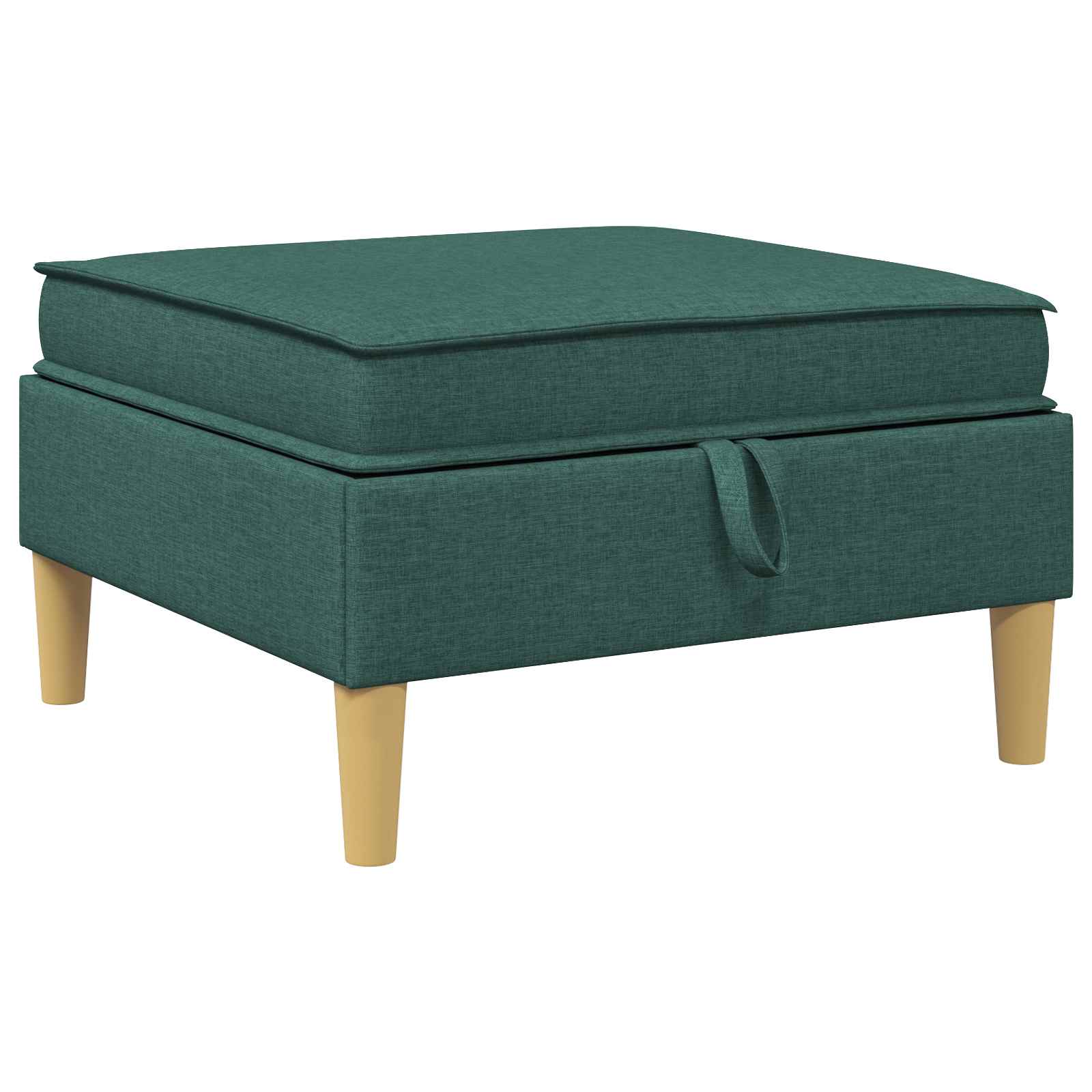 Modular Sofa Set mit Stauraum 5 pcs Dunkelgrün Stoff