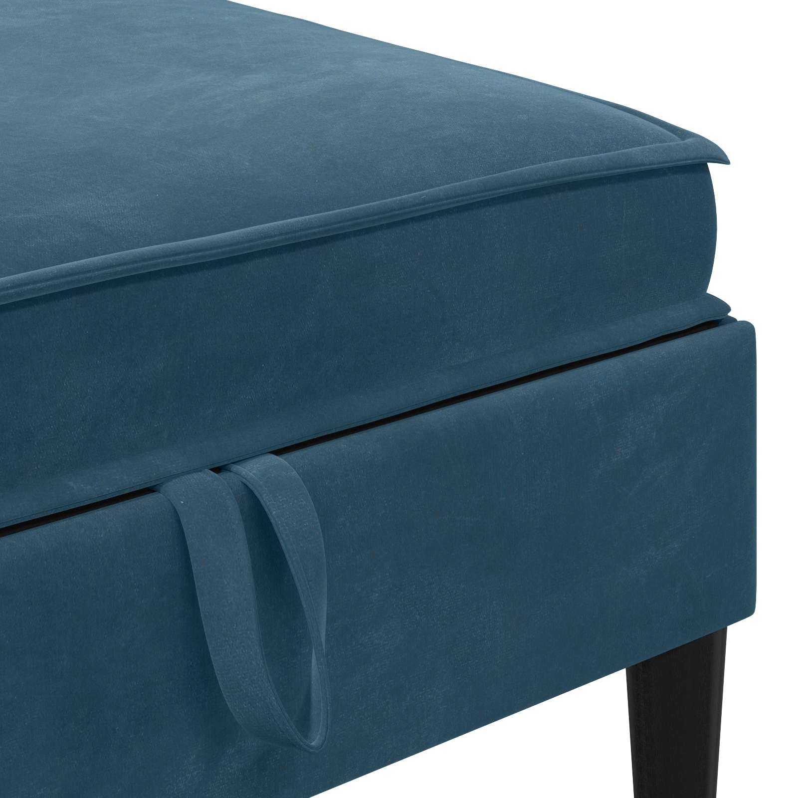 Wohnzimmergarnitur mit Kissen mit Speicher 5 pcs Blau Samt