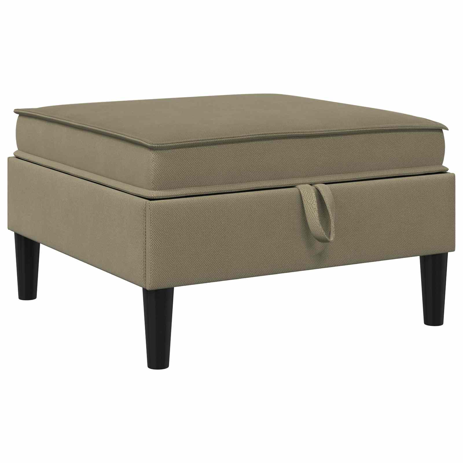 Wohnzimmergarnitur 4 pcs Khaki Stoff