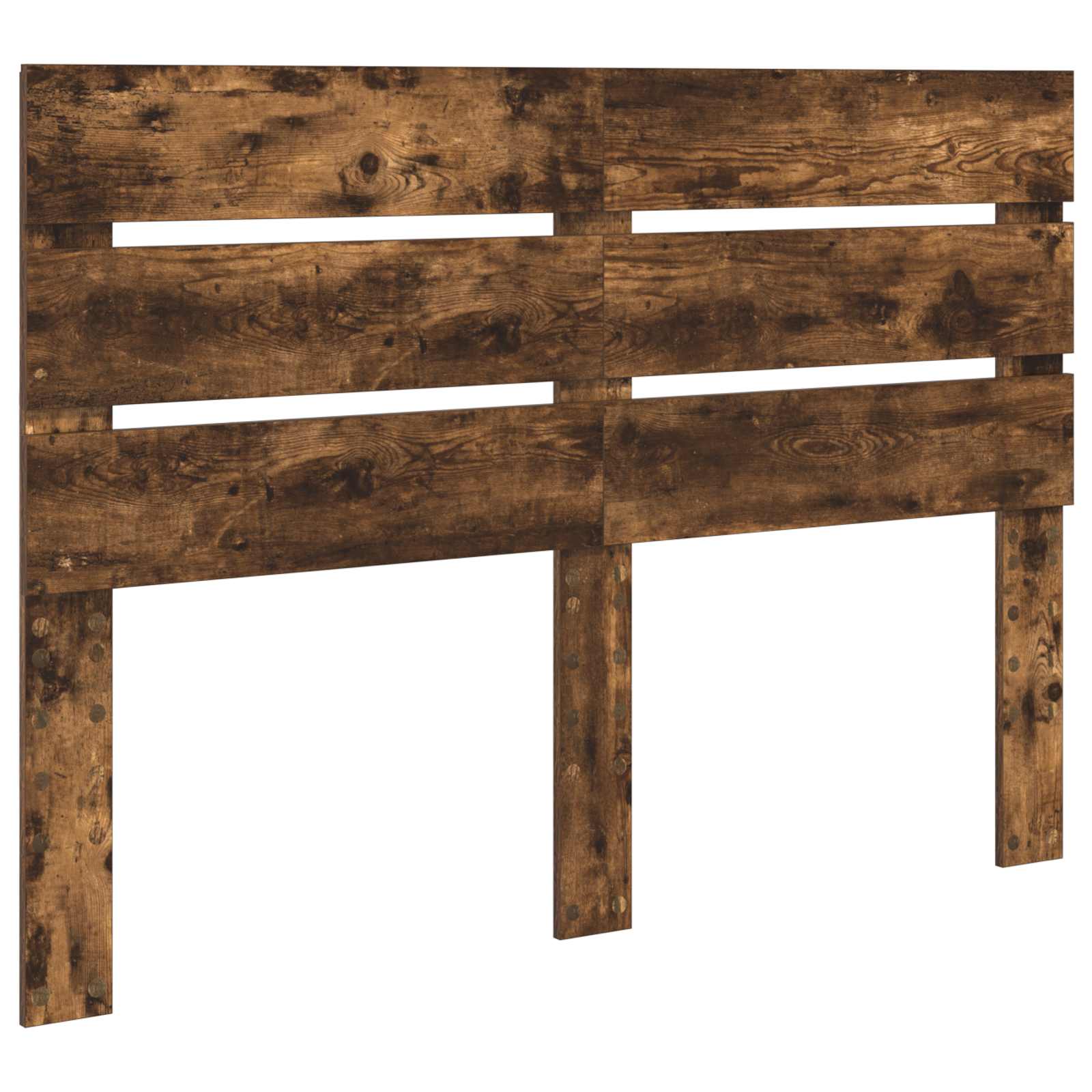 Bettrahmen Geräucherte Eiche 140 x 190 cm Holzwerkstoff