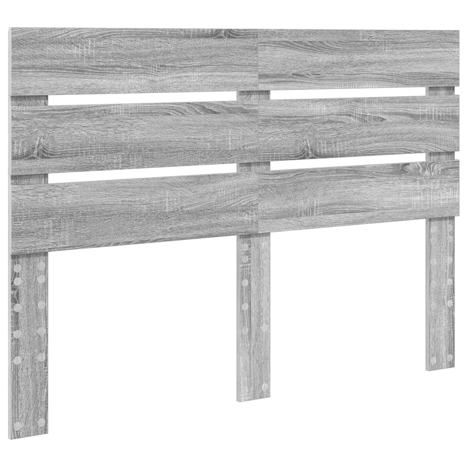 Bettrahmen Graues Sonoma 140 x 190 cm Holzwerkstoff