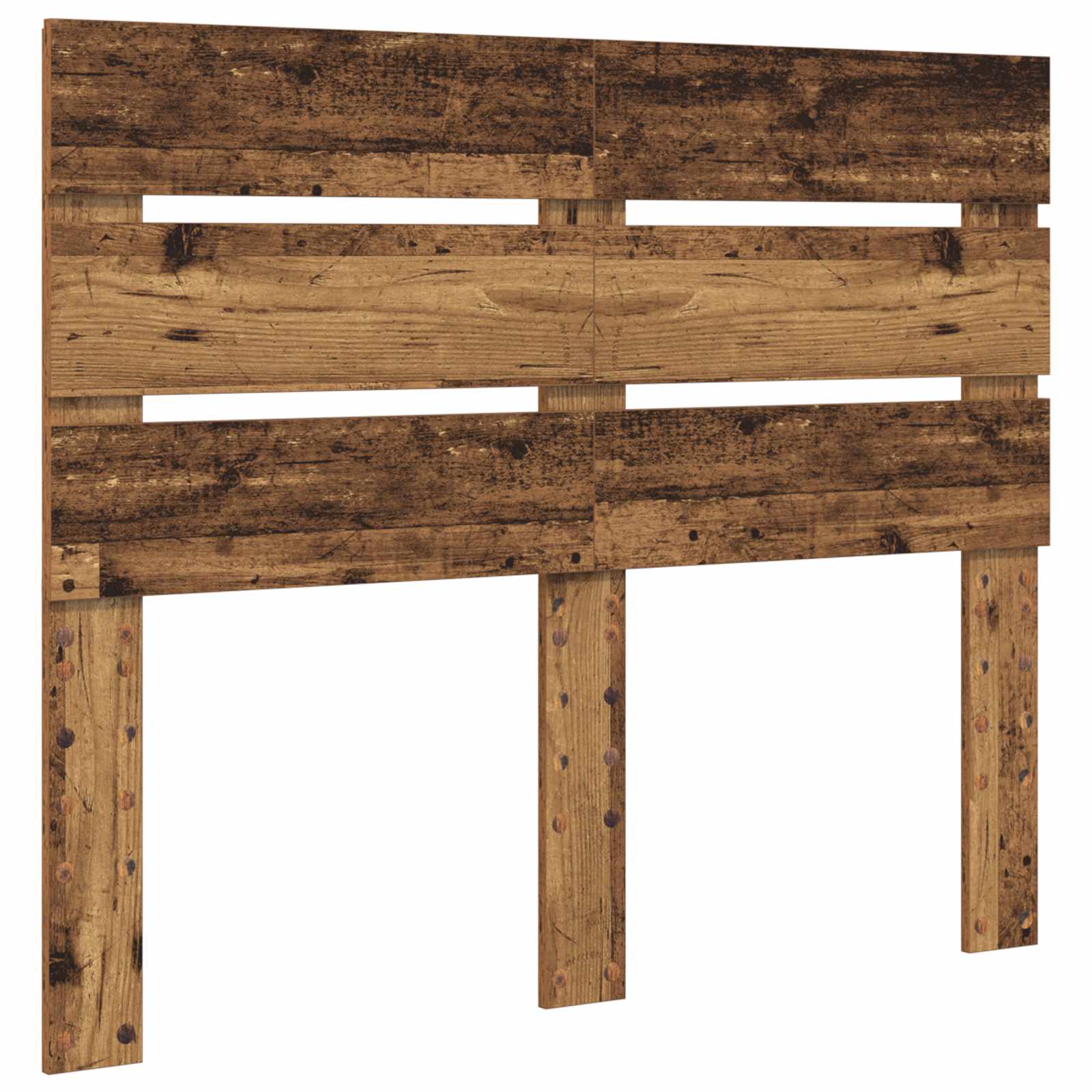 Bettrahmen mit Schubladen Altholz 135 x 190 cm Holzwerkstoff