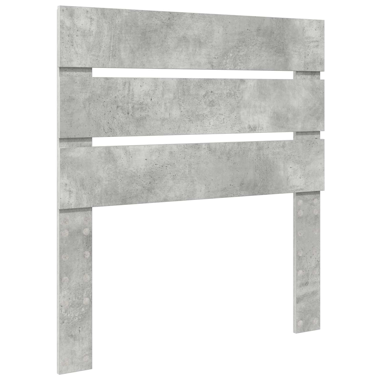 Bettrahmen mit Schubladen Beton Grau 90 x 190 cm Holzwerkstoff