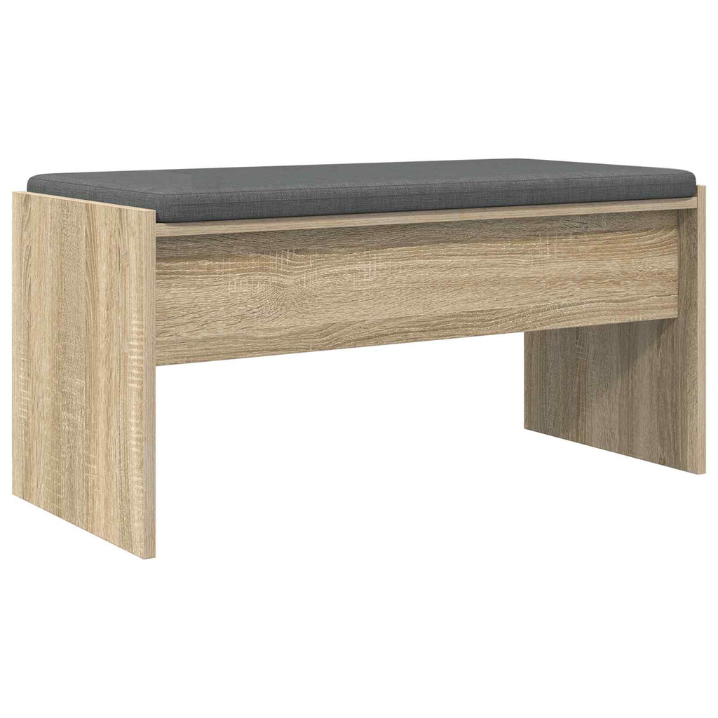 Flurbank mit Kissen Sonoma-Eiche 83 x 38 x 40 cm