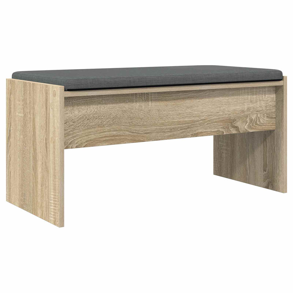 Flurbank mit Kissen Sonoma-Eiche 83 x 38 x 40 cm