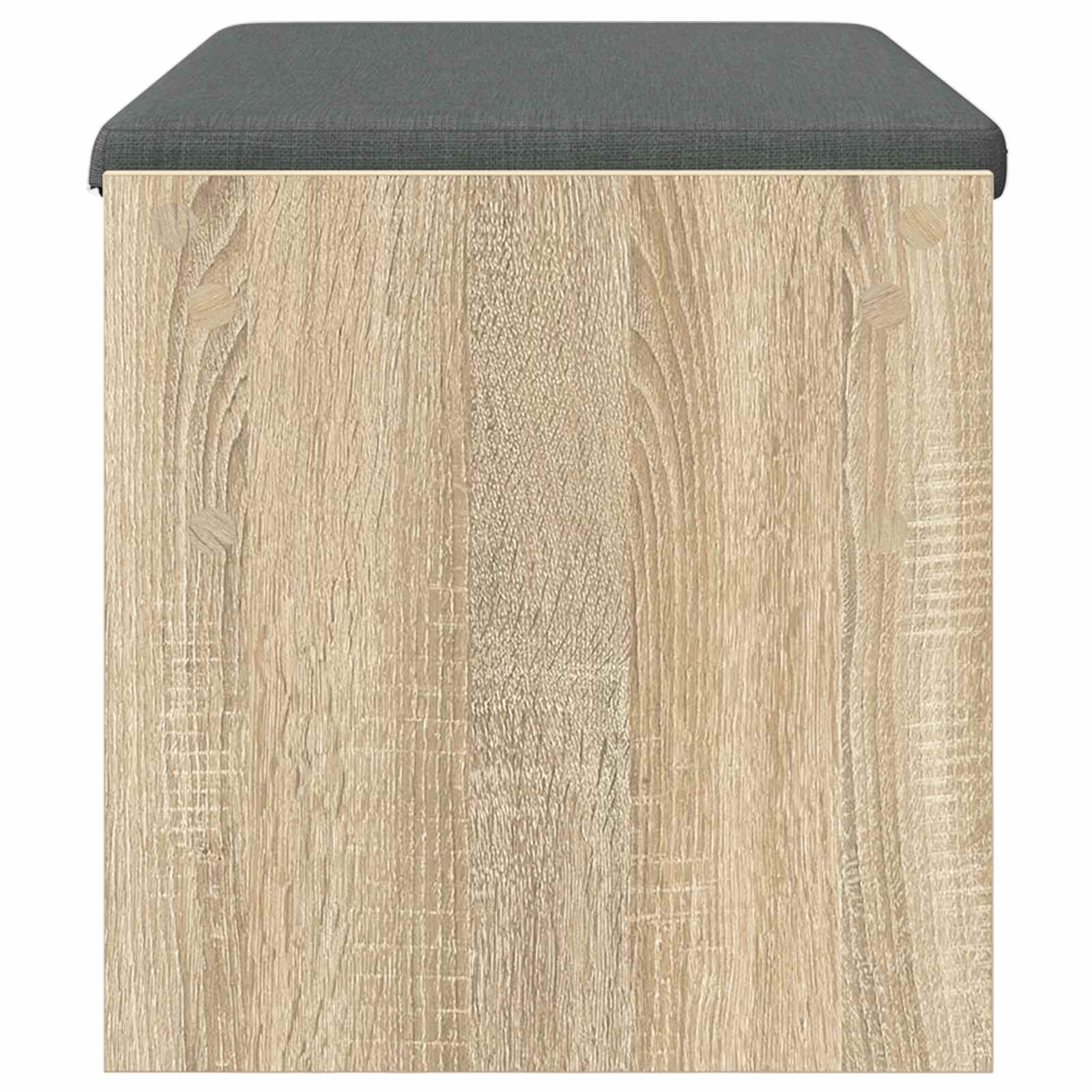 Flurbank mit Kissen Sonoma-Eiche 83 x 38 x 40 cm