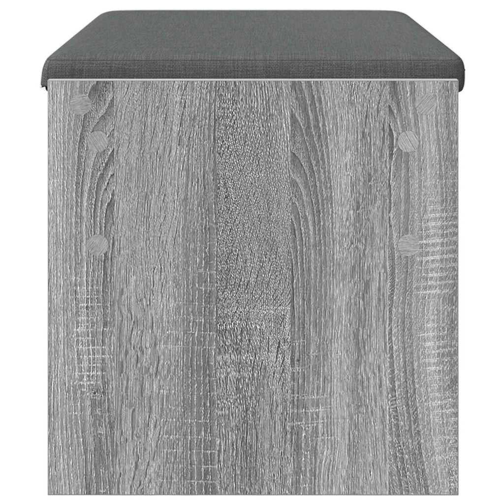 Flurbank mit Kissen Graues Sonoma 83 x 38 x 40 cm
