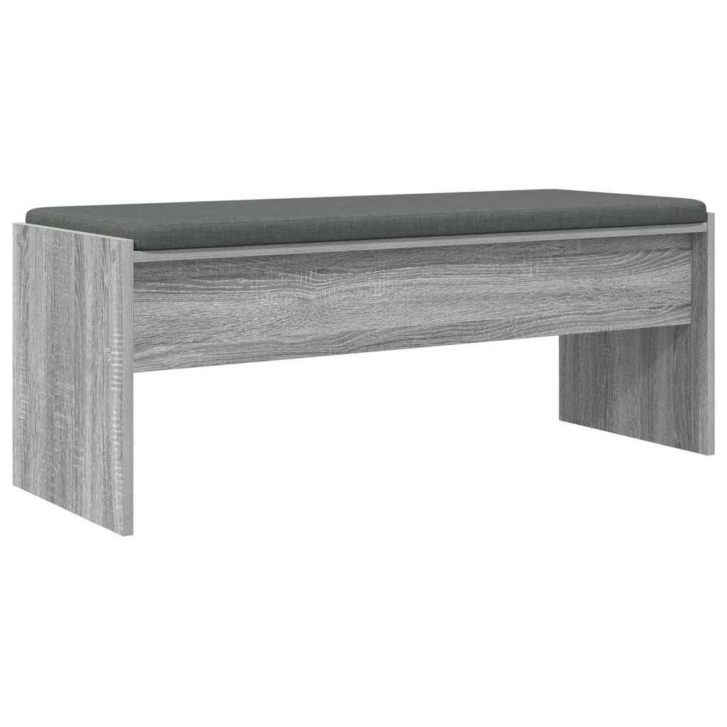 Flurbank mit Kissen Graues Sonoma 103 x 38 x 40 cm