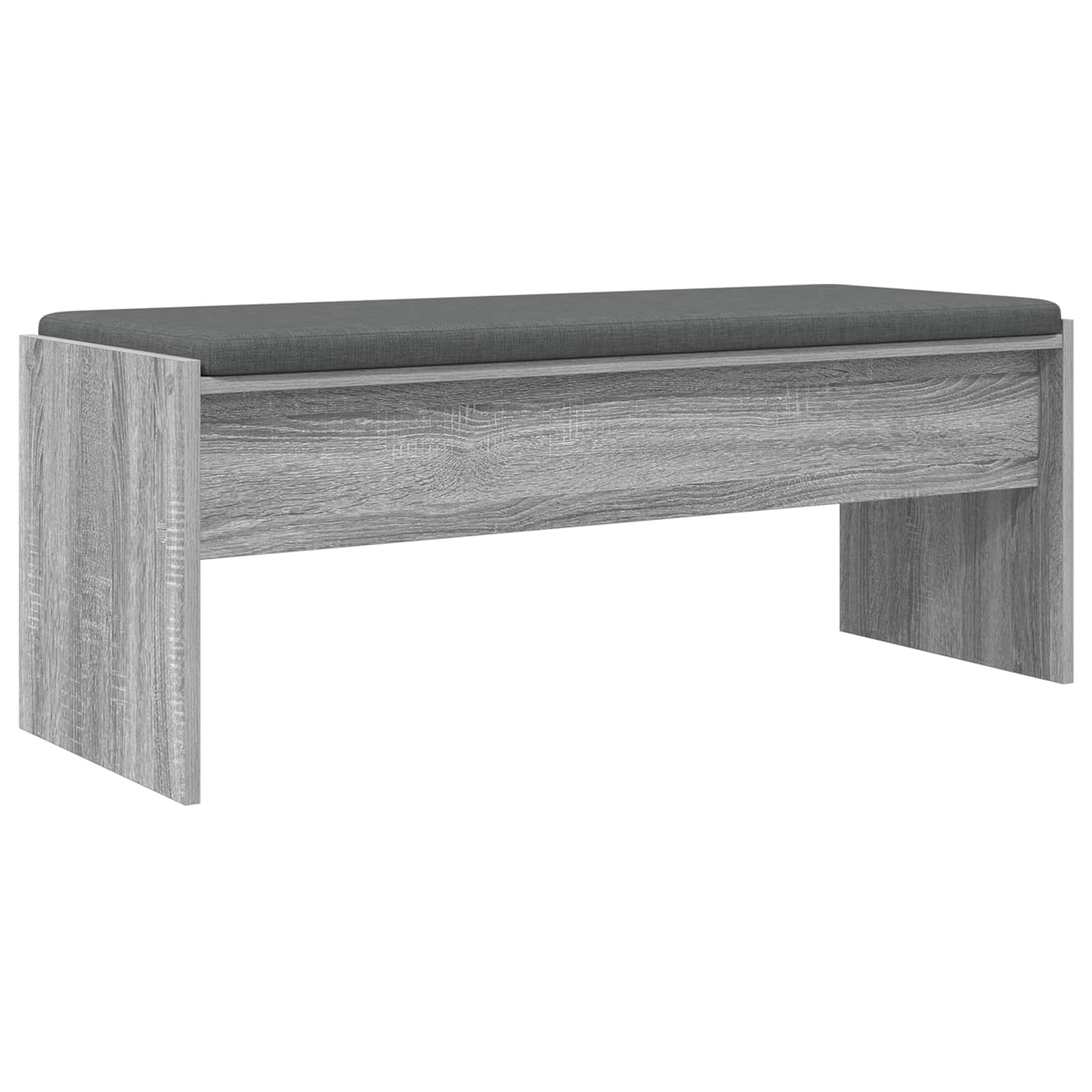Flurbank mit Kissen Graues Sonoma 103 x 38 x 40 cm