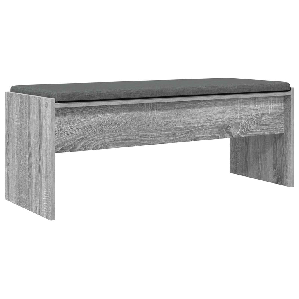 Flurbank mit Kissen Graues Sonoma 103 x 38 x 40 cm
