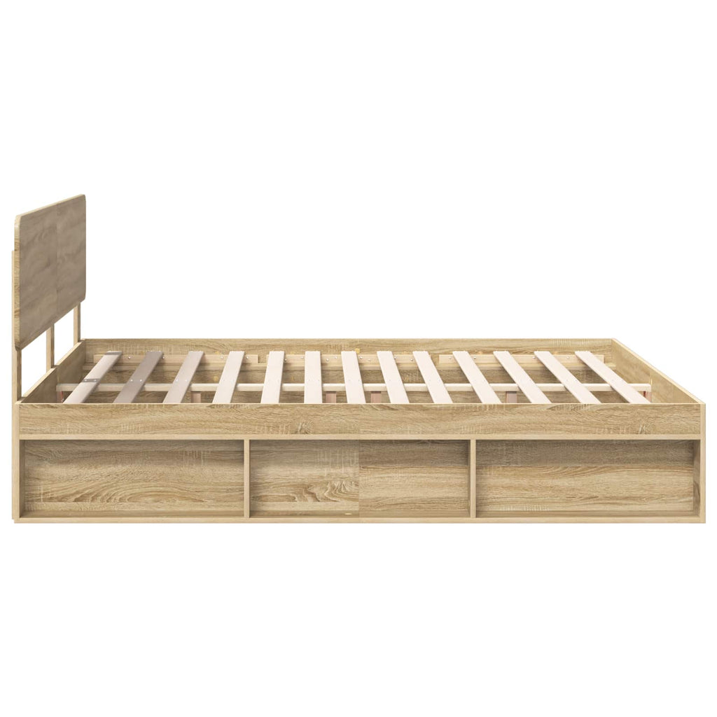 Bettrahmen Sonoma 200 x 200 cm Massives Kiefernholz