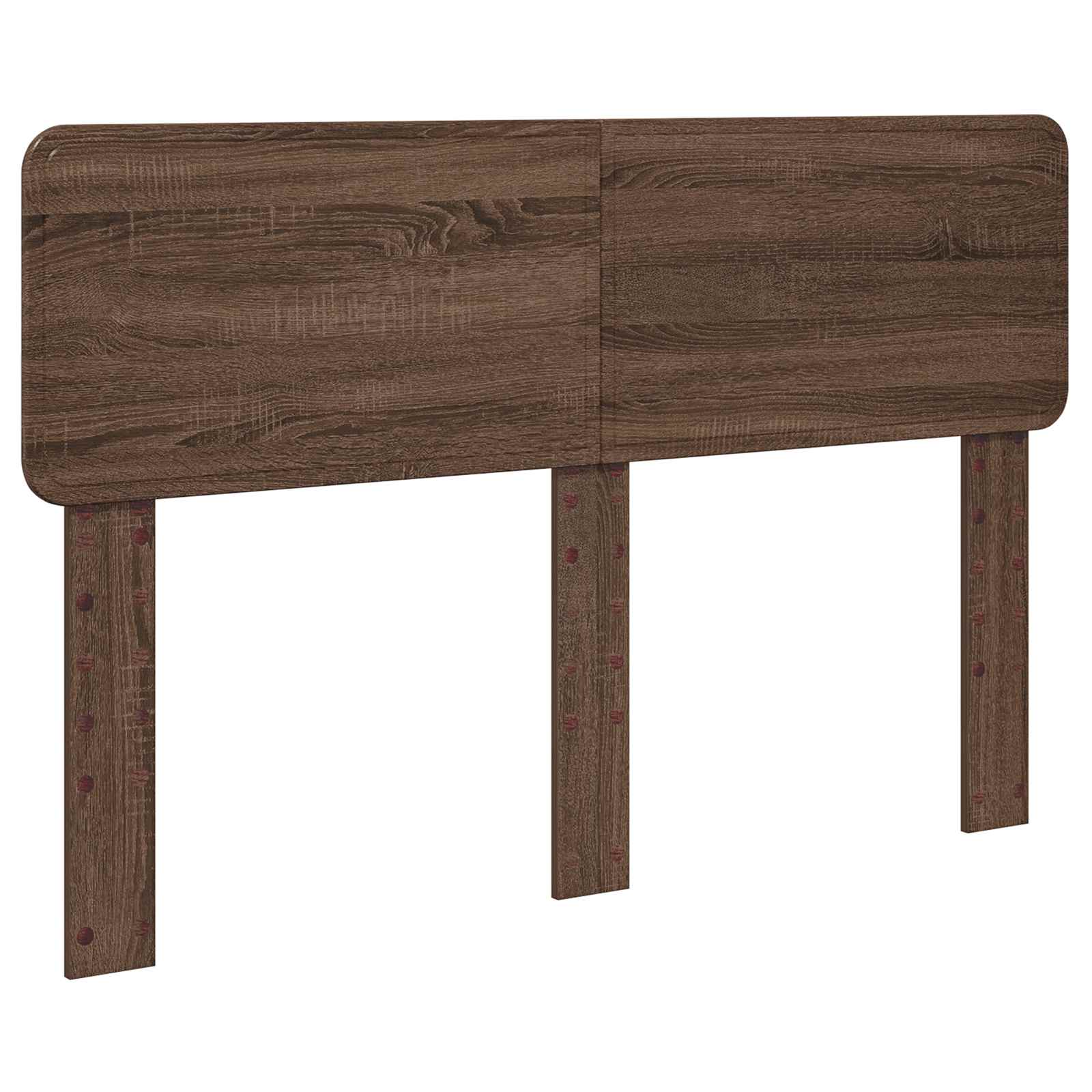 Bettrahmen Braun Eichen-Optik 140 x 200 cm Massives Kiefernholz
