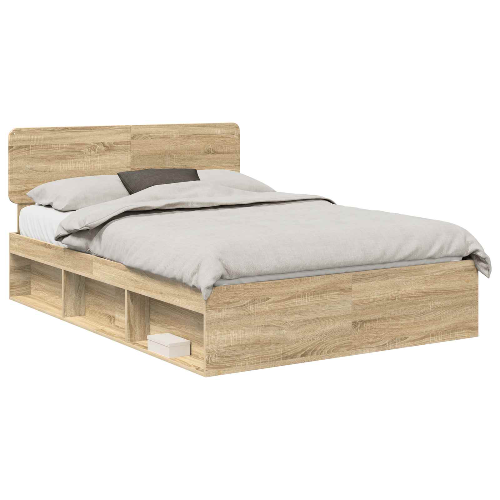 Bettrahmen Sonoma 140 x 190 cm Massives Kiefernholz