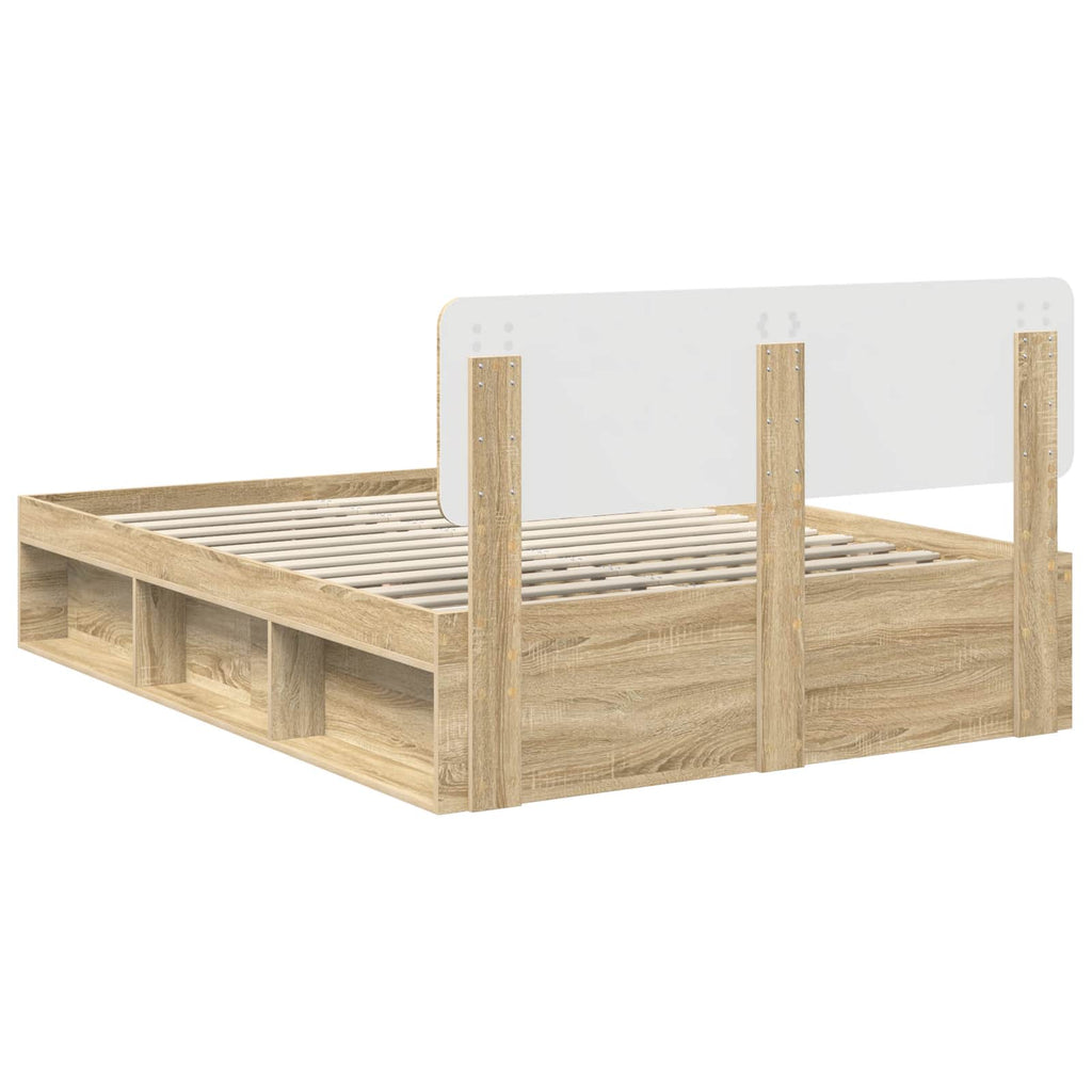 Bettrahmen Sonoma 140 x 190 cm Massives Kiefernholz