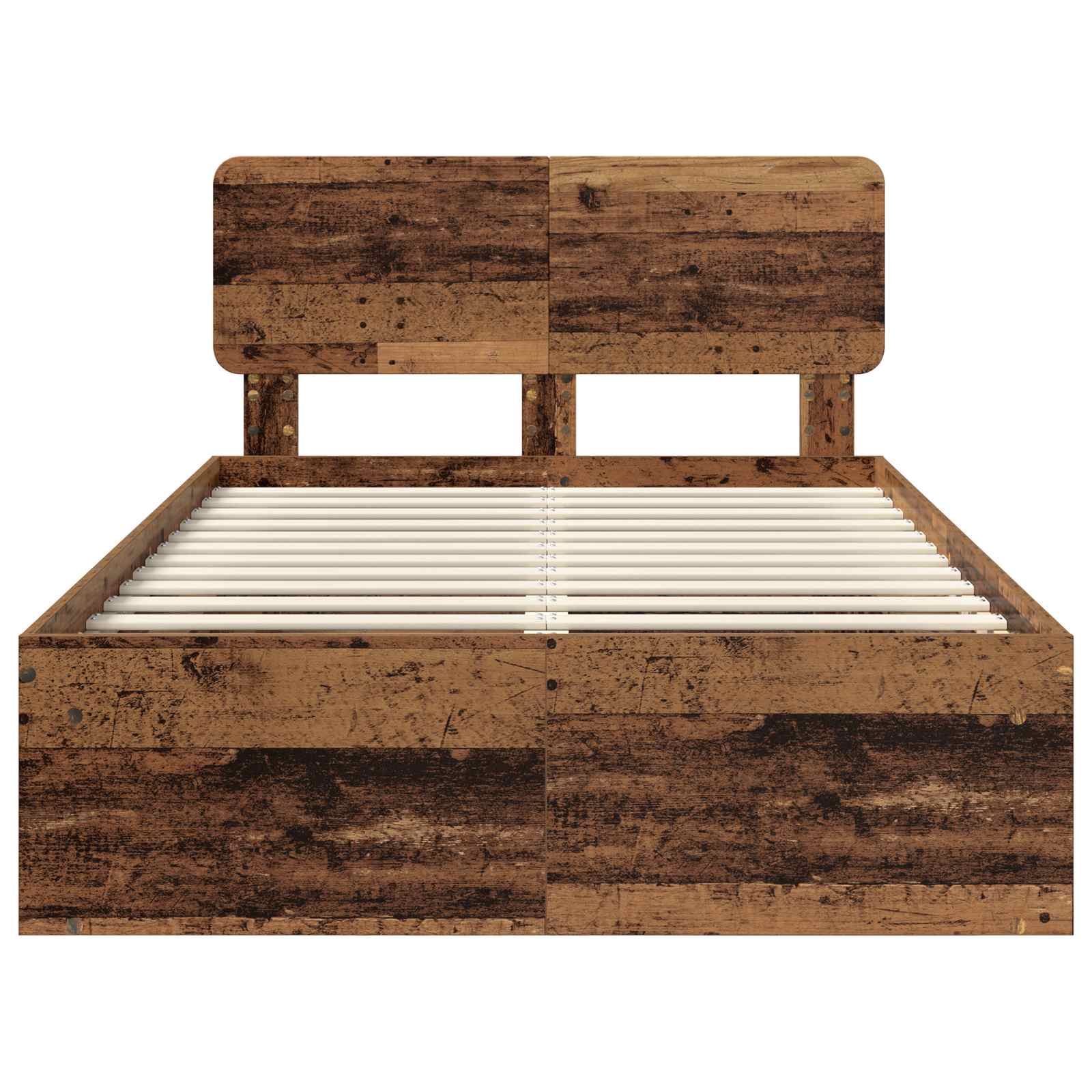 Bettrahmen Altholz 120 x 200 cm Massives Kiefernholz