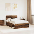 Bettrahmen Altholz 120 x 190 cm Massives Kiefernholz
