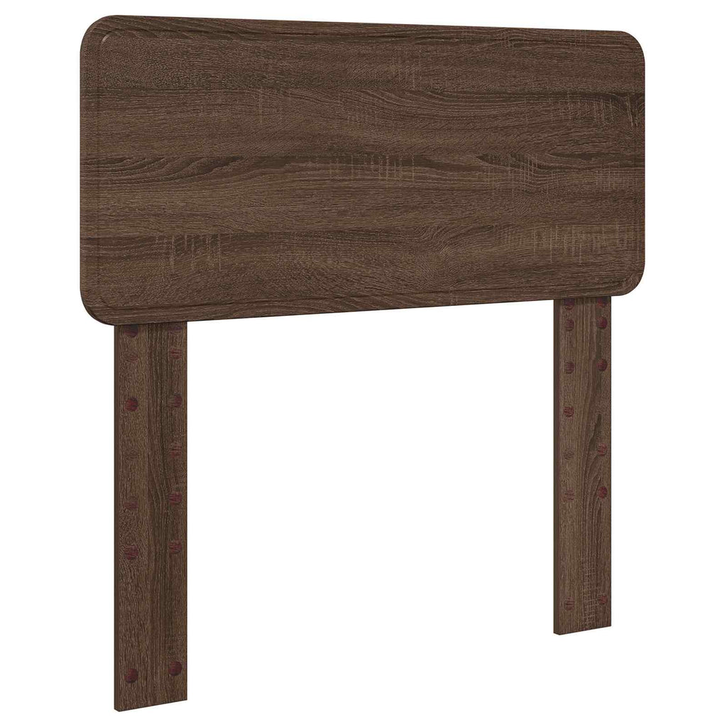 Bettrahmen Braun Eichen-Optik 75 x 190 cm Holzwerkstoff