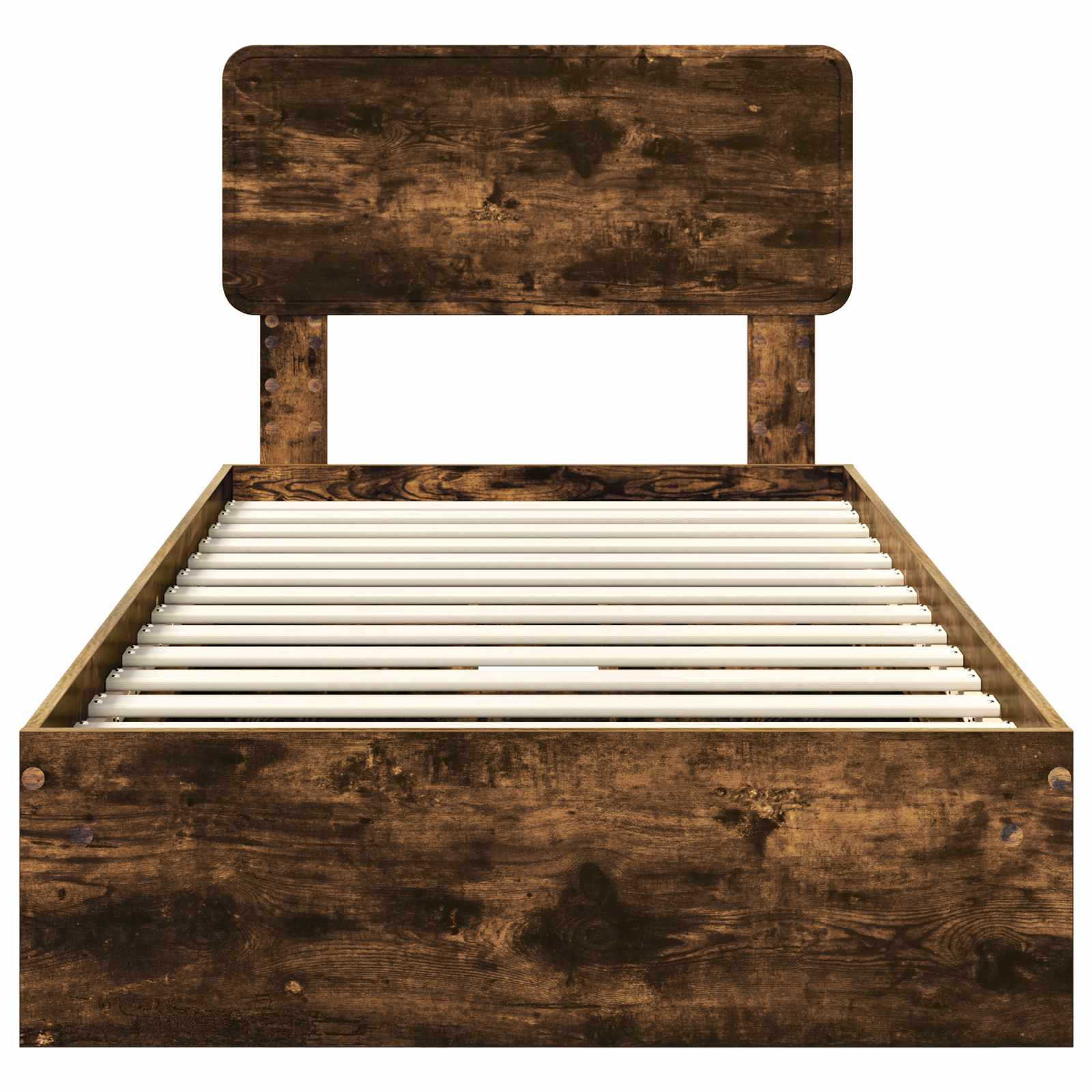 Aufbewahrungsbett Geräucherte Eiche 90 x 200 cm Holzwerkstoff