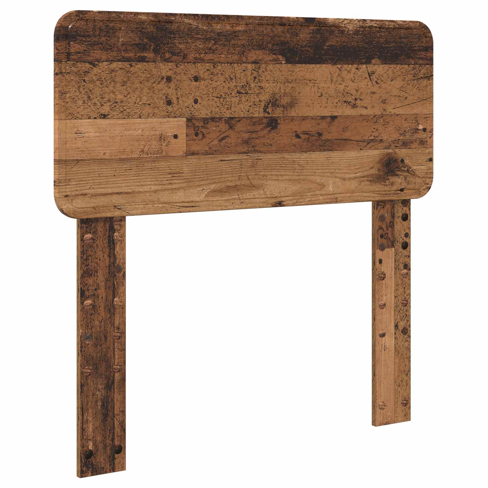 Bettrahmen mit Kopfteil Altholz 90 x 200 cm Holzwerkstoff