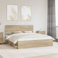 Bettrahmen Sonoma 200 x 200 cm Massives Kiefernholz