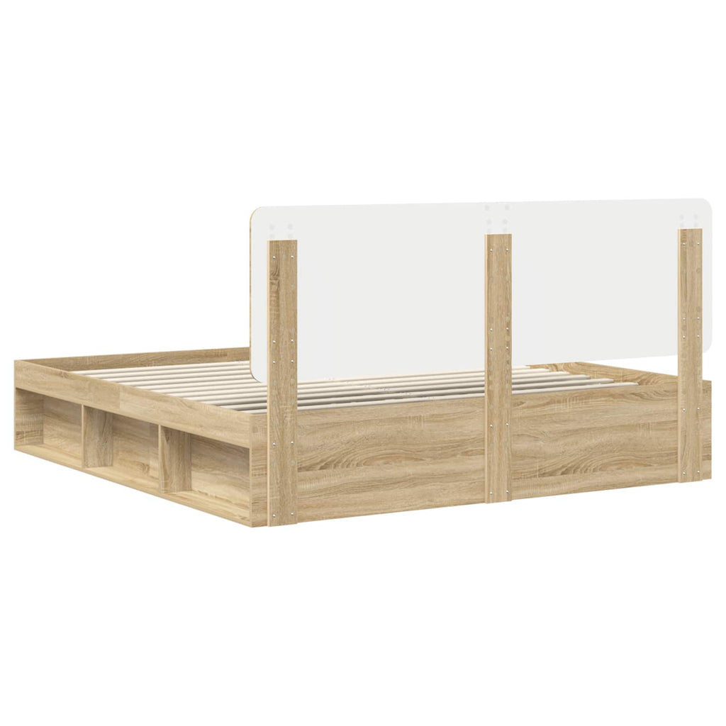 Bettrahmen Sonoma 200 x 200 cm Massives Kiefernholz