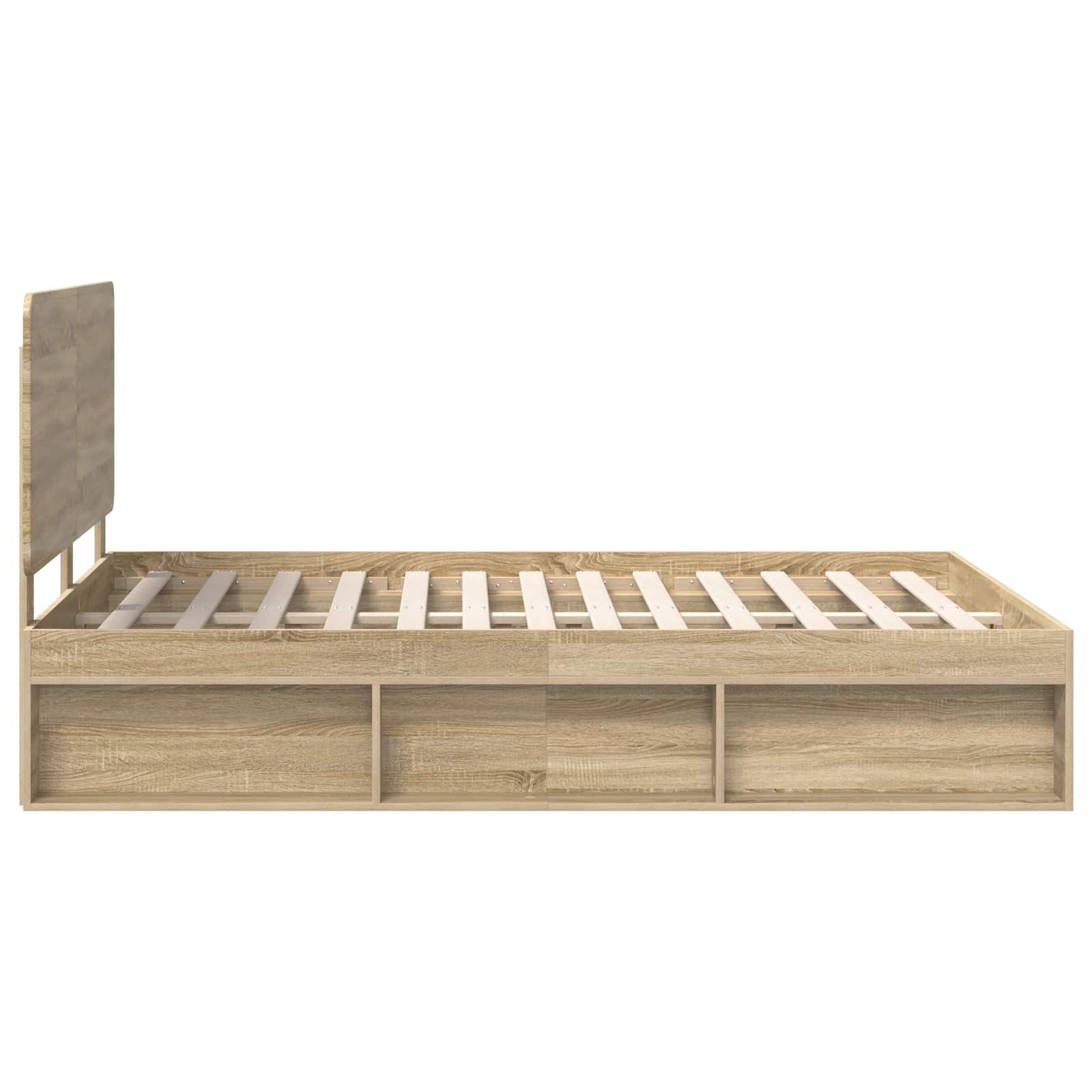 Bettrahmen Sonoma 140 x 190 cm Massives Kiefernholz