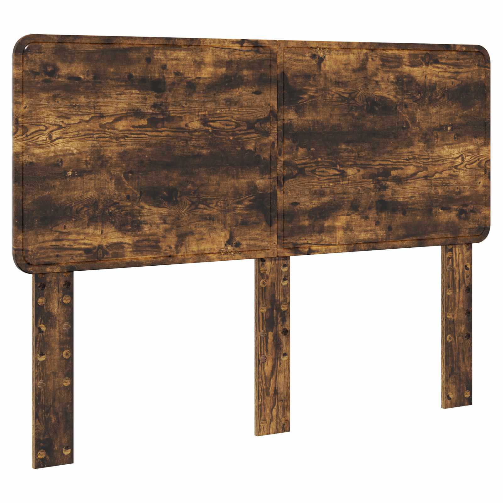 Bettrahmen Geräucherte Eiche 140 x 190 cm Ingenieurs Holz