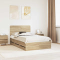 Bettrahmen Sonoma-Eiche 120 x 190 cm Ingenieurs Holz