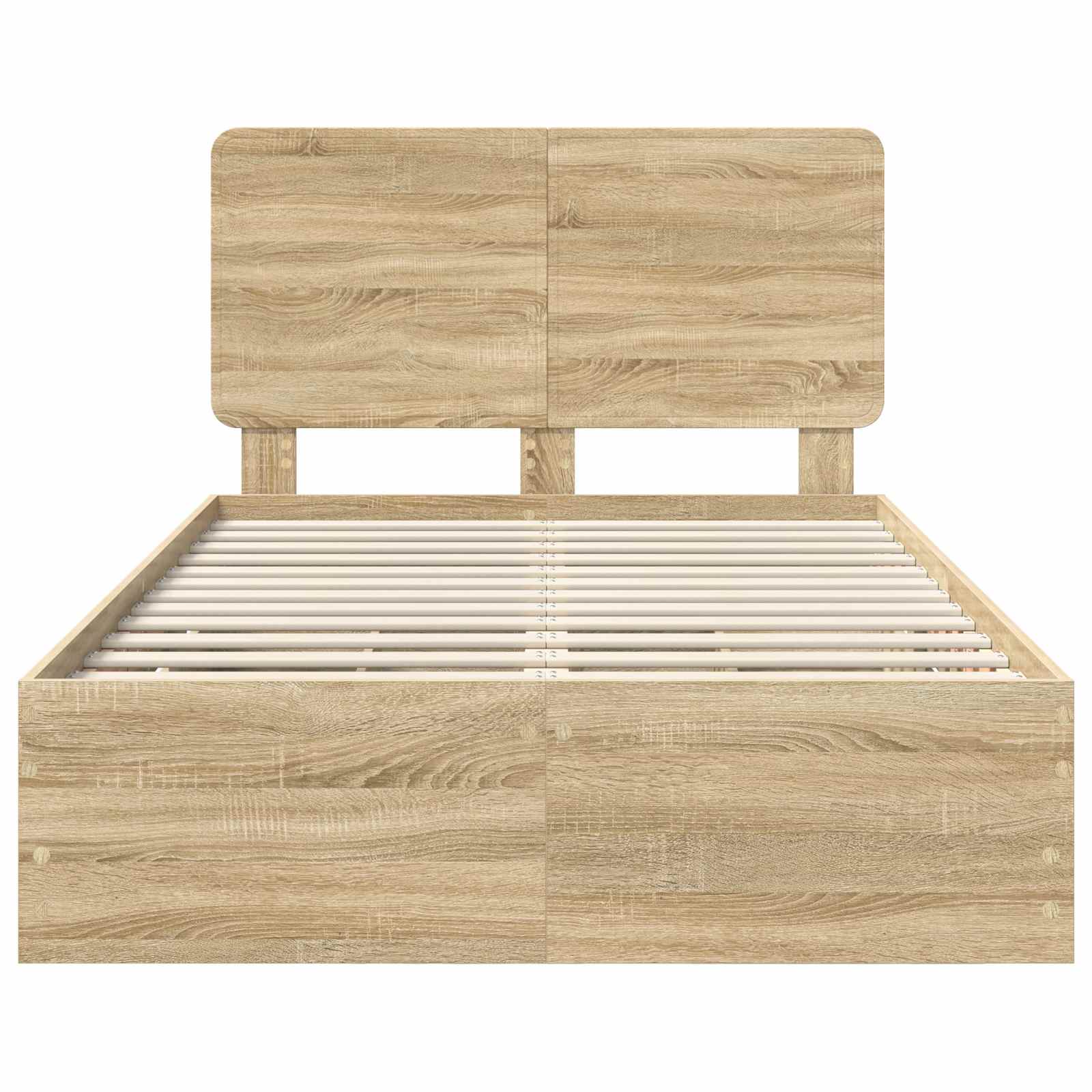 Bettrahmen Sonoma-Eiche 120 x 190 cm Ingenieurs Holz