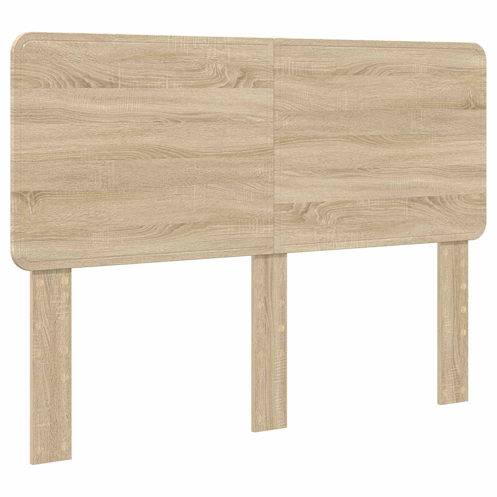 Aufbewahrungsbett Sonoma-Eiche 140 x 190 cm Holzwerkstoff