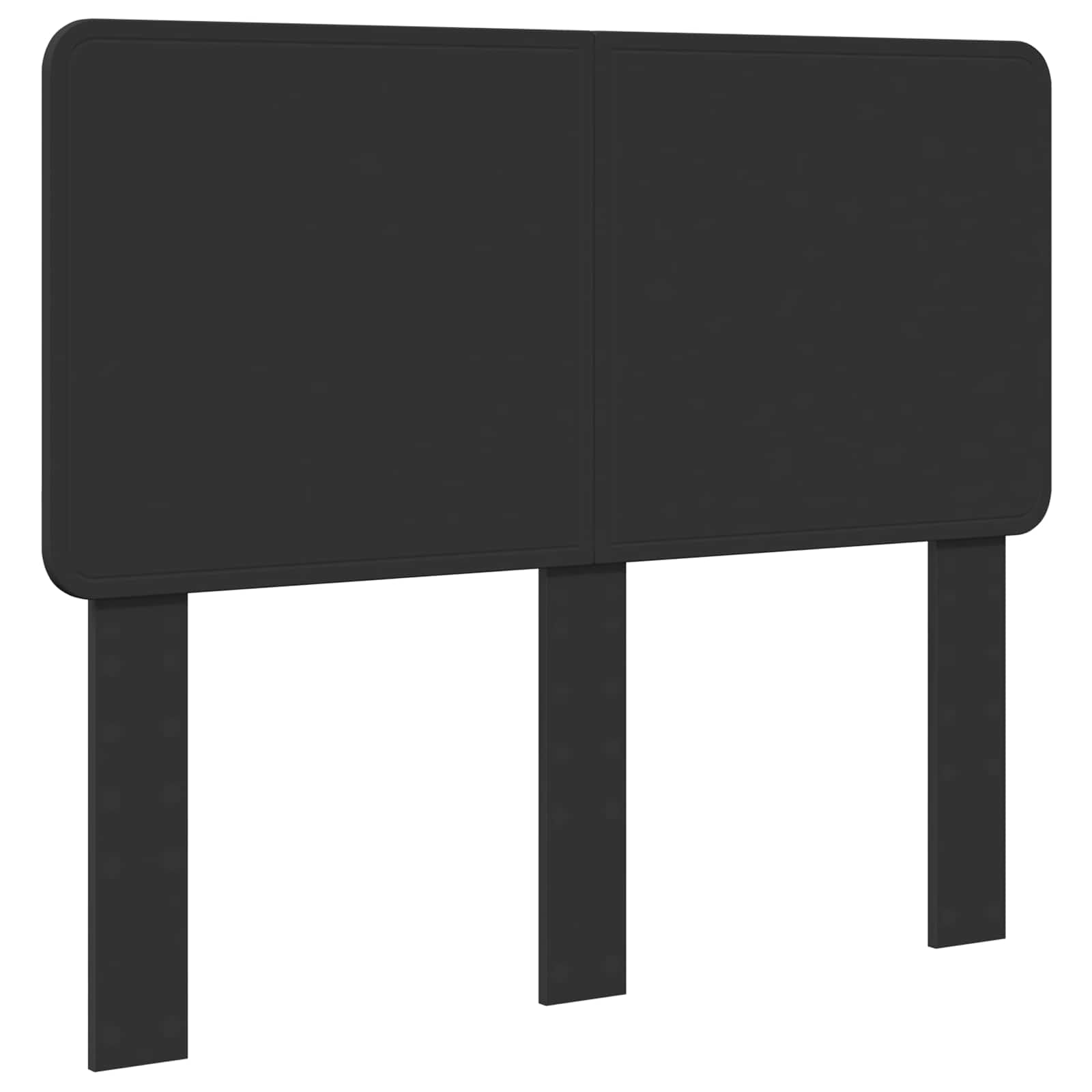 Aufbewahrungsbett Schwarz 135 x 190 cm Holzwerkstoff
