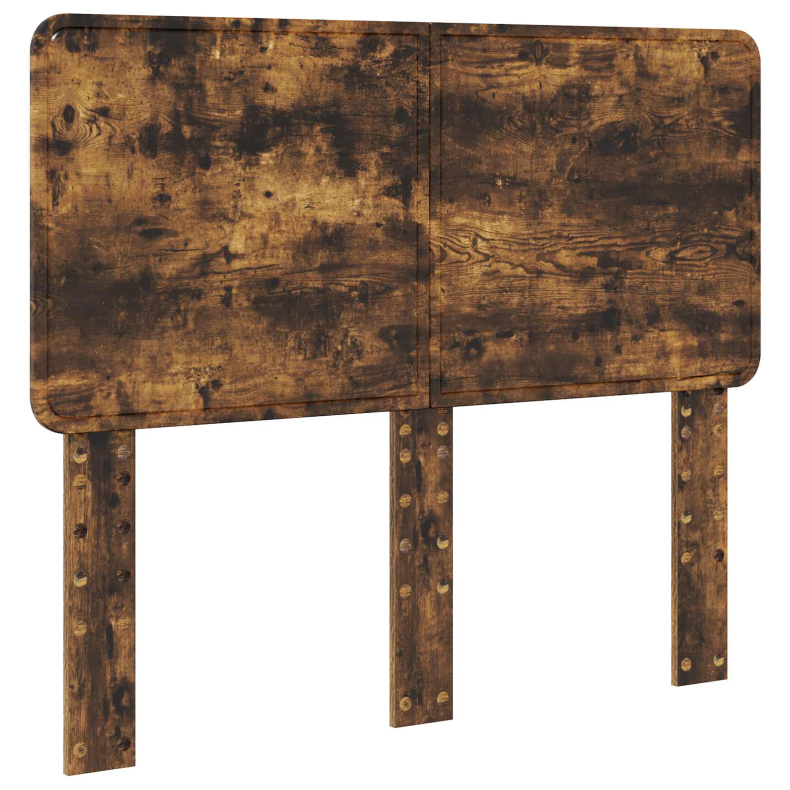 Aufbewahrungsbett Geräucherte Eiche 120 x 190 cm Holzwerkstoff