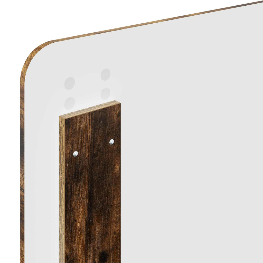 Bettrahmen Geräucherte Eiche 90 x 200 cm Holzwerkstoff