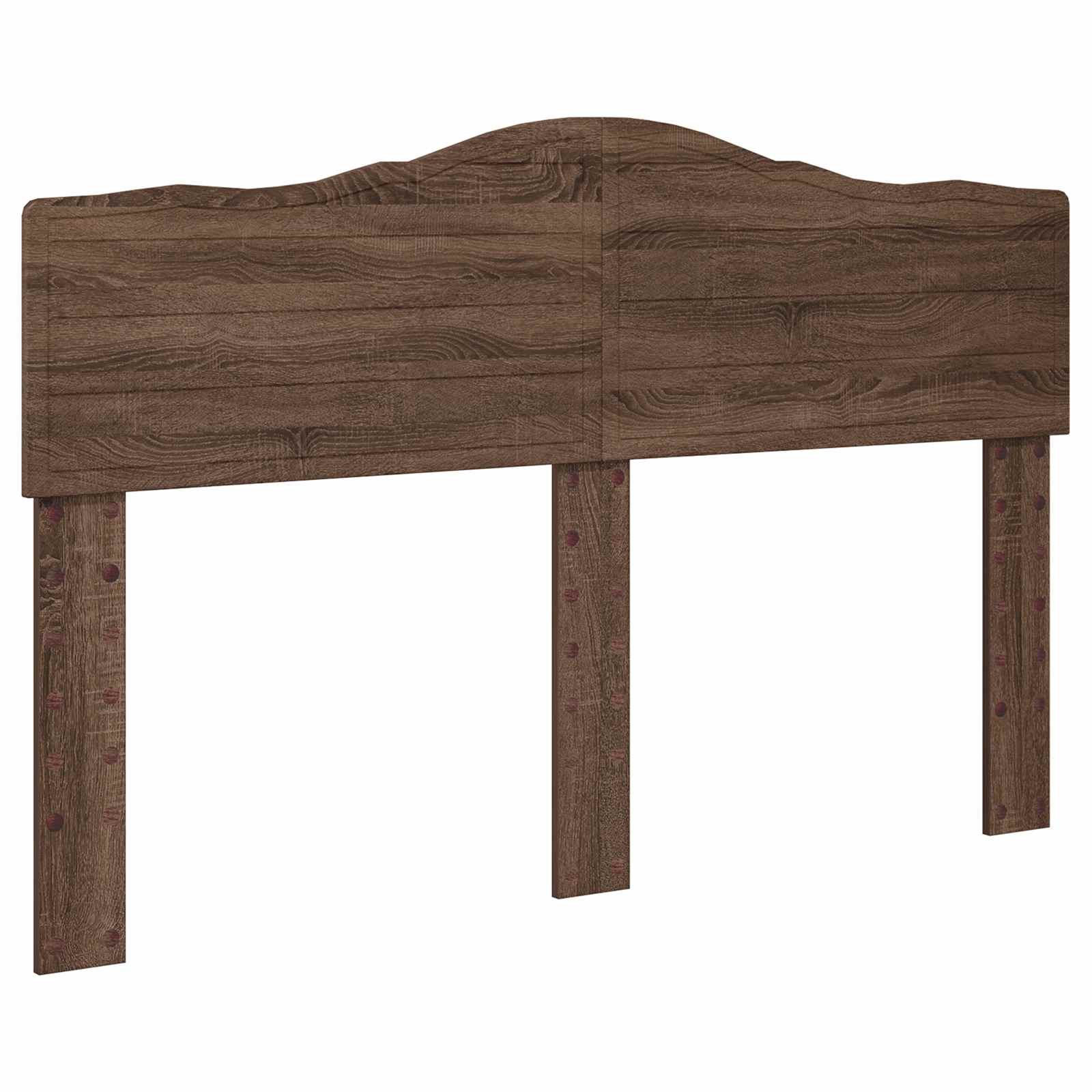 Bettrahmen Braun Eichen-Optik 140 x 200 cm Massives Kiefernholz