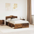 Bettrahmen Altholz 120 x 190 cm Massives Kiefernholz